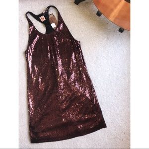 FRENCH CONNECTION - SEQUIN RACER BACK DRESS-NWT🏷